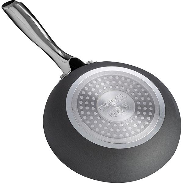 Сковорода «Уитфорд»;алюм.литой,сталь нерж.;0,8л;D=18,H=4см;граф.,черный