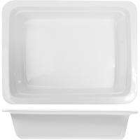 Гастроемкость «Кунстверк» (1/2);фарфор;,H=65,L=315,B=255мм;белый