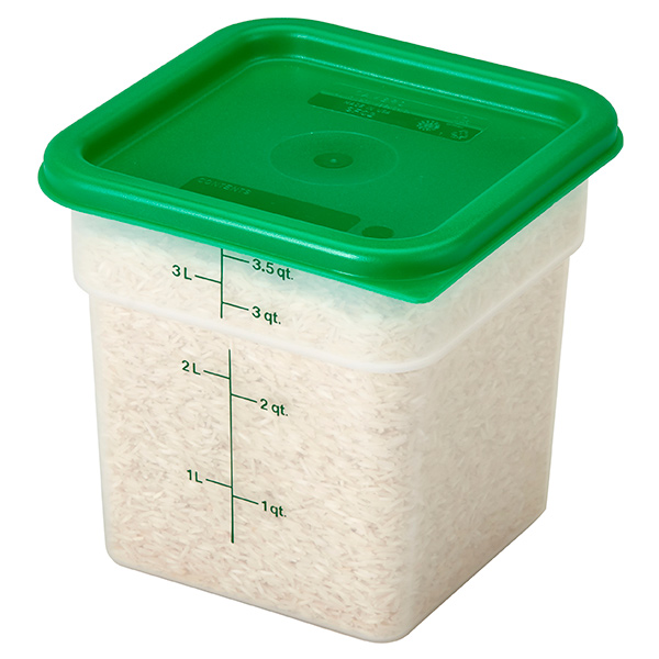 Крышка для контейнеров арт.2SFSPP, 4SFSPP;полиэтилен;,L=18,5,B=18,5см;зелен.