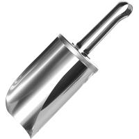 Совок для льда;сталь нерж.;,L=32,B=10см;серебрист.