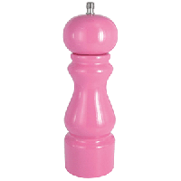 Мельница для соли металлический механизм;бук;D=65,H=200мм;розов.