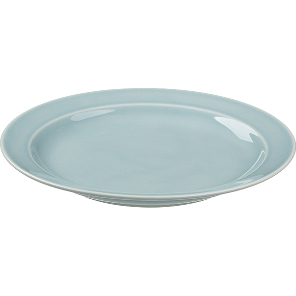 Тарелка «Акварель» Принц мелкая;фарфор;D=240,H=27мм;голуб.