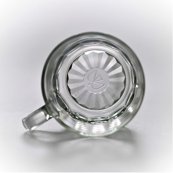 Чашка чайная «Норд»;стекло;270мл;D=90,H=72мм;прозр.