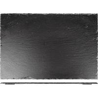 Блюдо для подачи набор[4шт];сланец натур.;,H=5,L=300,B=200мм