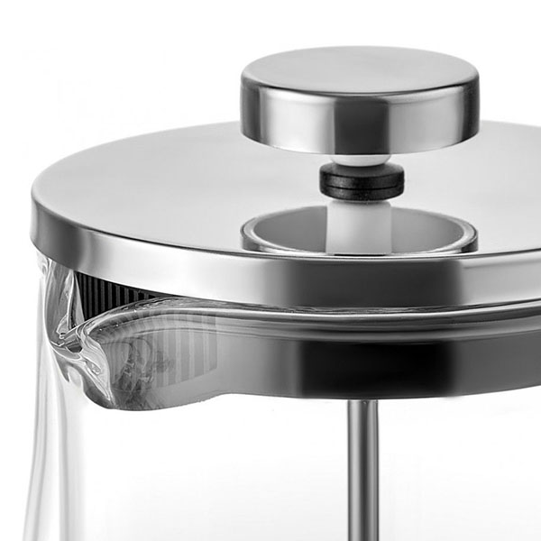 Френч-пресс «Флорал» с двойными стенками;стекло борос.,сталь нерж.;0,6л;D=12,5,H=18,B=14,5см;прозр., Френч-пресс «Флорал» с двойными стенками;стекло борос.,сталь нерж.;0,6л;D=12,5,H=18,B=14,5см;прозр.,