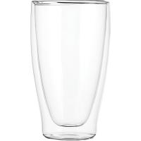 Бокал для горячих напитков «Проотель» двойные стенки;термост.стекло;380мл;D=8,H=14см;прозр.