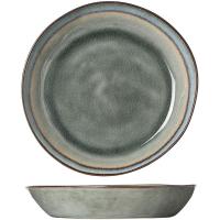 Тарелка глубокая;керамика;D=200,H=35мм;бирюз.,зелен.