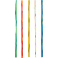 Трубочки «Спираль» без сгиба[500шт];полипроп.;D=8,L=240мм;разноцветн.