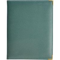 Папка-меню А5;кожезам.;,L=24,B=18,5см;зелен.