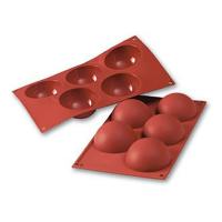 Форма для выпечки «Полусфера» [5 ячеек];силикон;D=8,H=4см