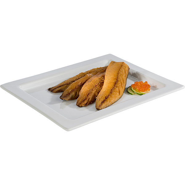 Поднос для подачи GN 1/2;фарфор;,H=20,L=325,B=265мм;белый