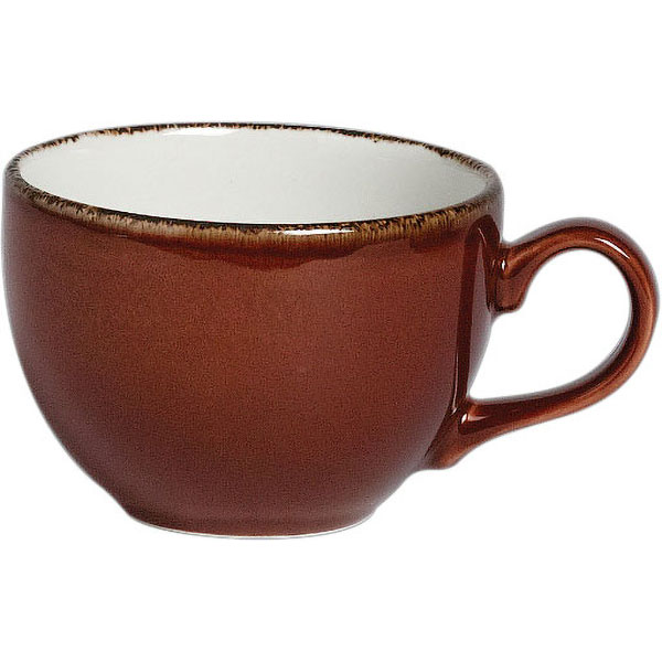 Чашка кофейная «Террамеса Мокка»;фарфор;85мл;D=65,H=50,L=85мм;тем.корич.