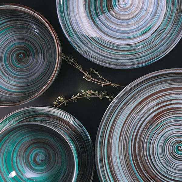 Салатник «Скандинавия»;керамика;1л;D=180,H=75мм;голуб.