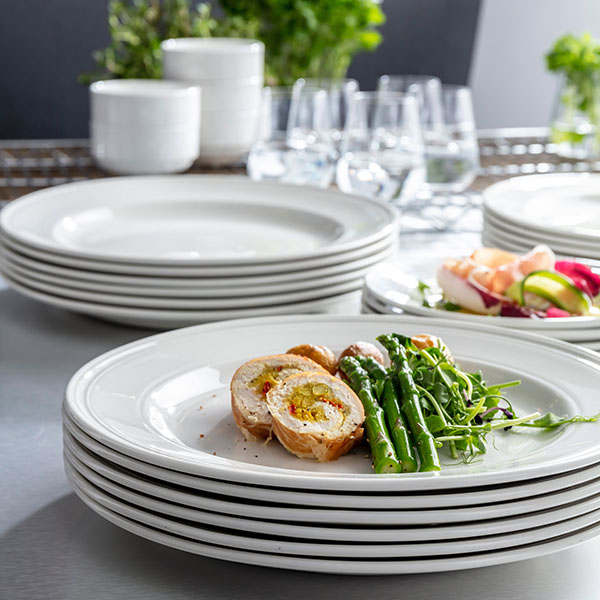 Тарелка «Бид»;фарфор;D=20,25см;белый