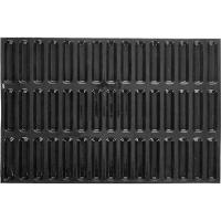 Форма кондитерская «Савоярди»[45шт];силикон,стеклопласт.;,H=2,L=69,B=44см;черный