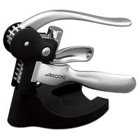 Штопор полуавтоматический;сталь нерж.,абс-пластик;,L=25см;серебрист.,черный