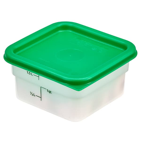 Крышка для контейнеров арт.2SFSPP, 4SFSPP;полиэтилен;,L=18,5,B=18,5см;зелен.