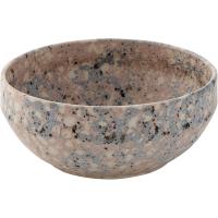 Салатник «Конфетти»;керамика;D=14см;белый,мраморн.