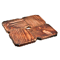 Подставка под горячее;сосна;,H=1,L=15,B=15см;коричнев.