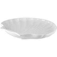 Блюдо «Кунстверк» ракушка;фарфор;D=28,H=4,L=30,B=27см;белый