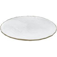 Тарелка;бетон;D=280,H=35мм;белый,серый