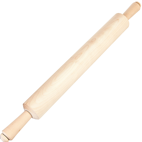 Скалка с вращающейся ручкой;берёза;D=7,L=70/50см;древесн.
