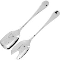 Набор столовых приборов «Риволи» ложка и вилка для салата;сталь нерж.;,L=205/70,B=2мм;металлич.