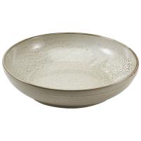 Салатник «Терра Грей»;фарфор;D=275,H=65мм;серый