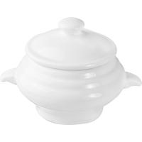 Чашка бульонная «Кунстверк»;фарфор;245мл;D=8,H=10,L=14см;белый