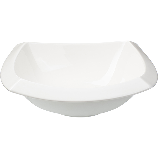 Салатник «Кунстверк» квадратный;фарфор;3л;,H=11,L=32,B=32см;белый