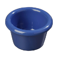 Соусник;пластик;45мл;D=6,H=4см;голуб.