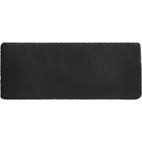 Блюдо для подачи;сланец натур.;,H=5,L=300,B=120мм;черный