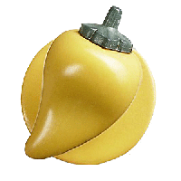 Пукли «Желтый перец»[12шт];D=15мм;желт.,зелен.