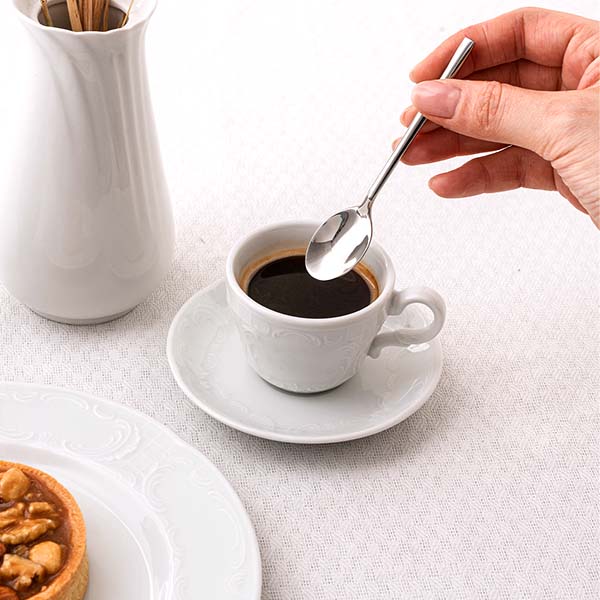 Ложка кофейная «Саппоро бэйсик»;сталь нерж.;,L=114,B=20мм;металлич.