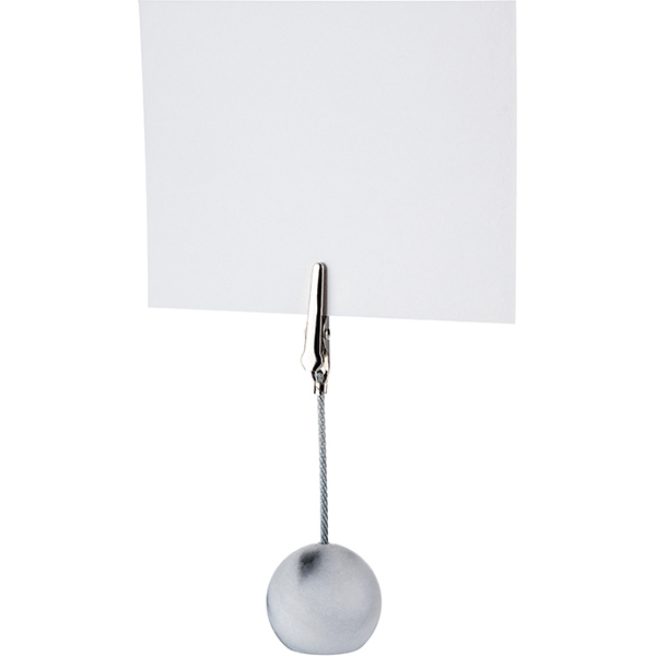 Держатель для карточек[4шт];мрамор;D=3,H=10см;белый