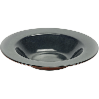 Тарелка глубокая;керамика;D=273,H=53мм;синий,коричнев.