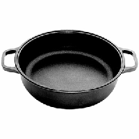 Сковорода 2 ручки;алюм.литой,тефлон;D=360,H=85,B=460мм;черный