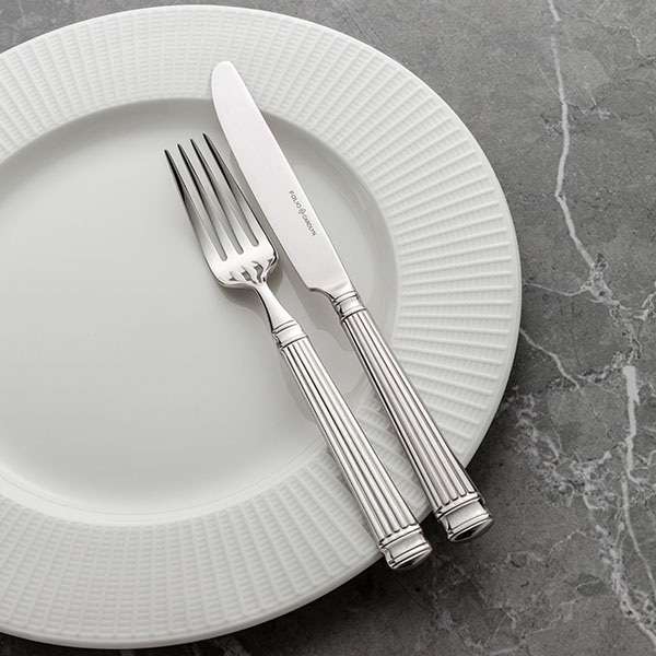 Вилка десертная «Кэролин»;сталь нерж.;,L=18,4см;металлич.