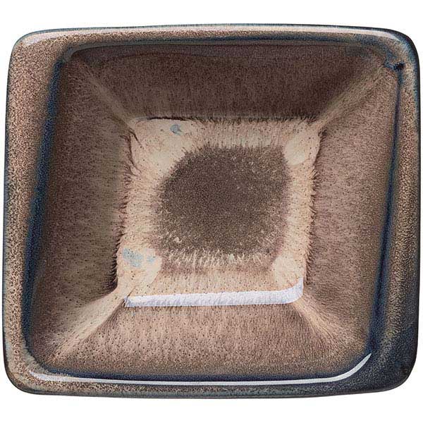 Салатник «Пати»;фарфор;250мл;,H=45,L=130,B=130мм;серый,синий