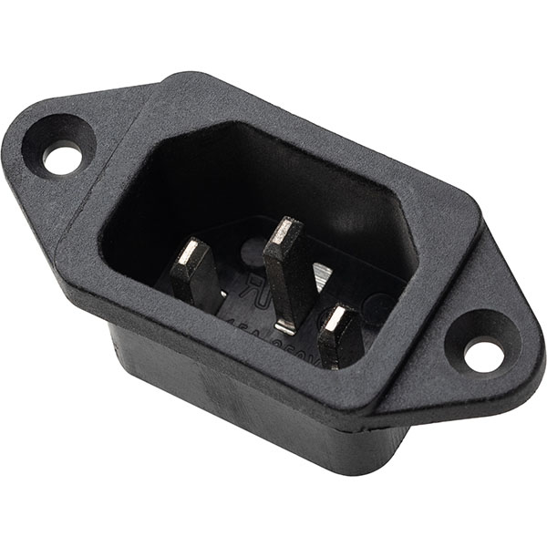 Электрич.штепсель д/бленд.HBB250;пластик,металл;,H=3,L=5,B=2см;черный