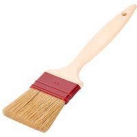 Кисточка кондитерская;пластик,щетина натур.;,L=275,B=60мм;бежев.,красный
