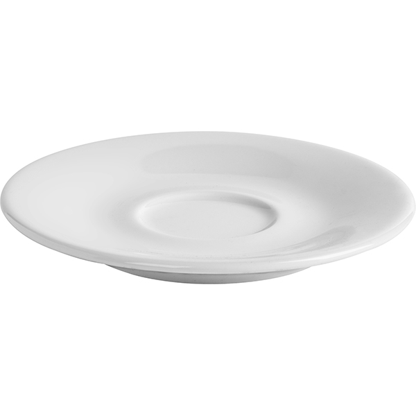 Блюдце «Паула»;фарфор;D=12,H=1см;белый