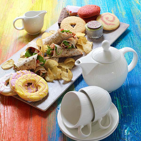 Чайник заварочный «Спайро»;фарфор;0,6л;D=6,H=17,L=19,B=13см;белый