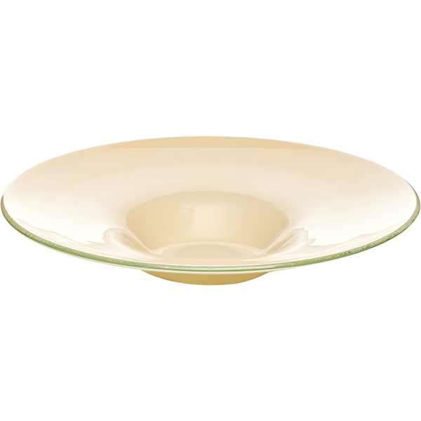 Тарелка для пасты;стекло;200мл;D=310,H=52мм;бежев.