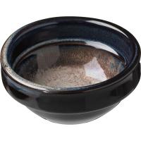 Соусник «Пати»;фарфор;30мл;D=60,H=25мм;серый,синий