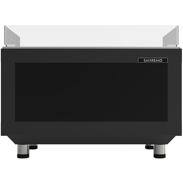 Кофемашина «Sanremo ZOE 2G SED TA»;алюм.литой;10,3л;,H=60,2,L=72,B=52,8см;3,15Квт;черный,металлич.