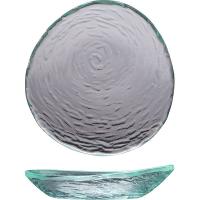 Блюдо для комплимента «Скейп гласс»;стекло;D=14см;прозр.