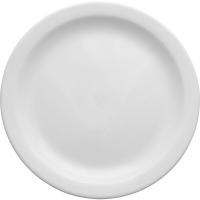 Тарелка «Америка» мелкая;фарфор;D=185,H=20мм;белый