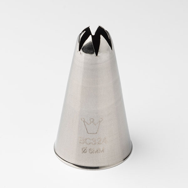 Насадка кондитерская «Закрытая звезда»;сталь нерж.;D=25/6,H=43мм