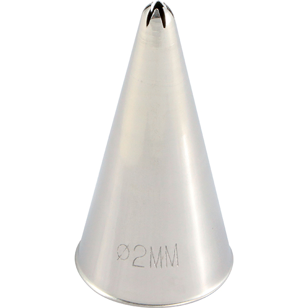 Насадка кондитерская «Закрытая звезда»[5шт];сталь нерж.;D=25/2,H=47мм